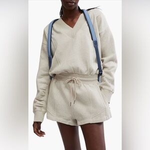 FP Movement Intercept Romper in Oatmeal Heather